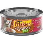 050488 5.5 Oz Friskies Wet Cat Food Extra Gravy Pate With Salmon - Case Of 24
