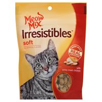 799948 3 Oz Meow Mix Irresistibles Soft With White Meat Chicken - Case Of 5