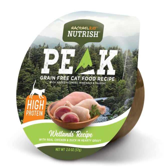 790038 2 Oz Rachael Ray Nutrish Peak Wet Cat Food - Real Chicken & Duck, Pack Of 24