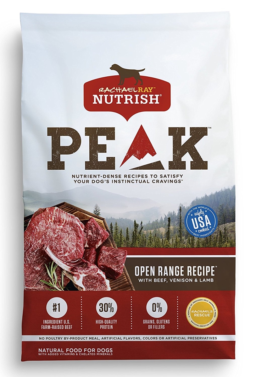 790024 12 Lbs Rachael Ray Nutrish Peak Dry Dog Food - Beef, Venison & Lamb