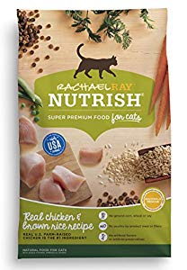 790007 14 Lbs Rachael Ray Nutrish Dry Cat Food, Chicken & Brown Rice Recipe
