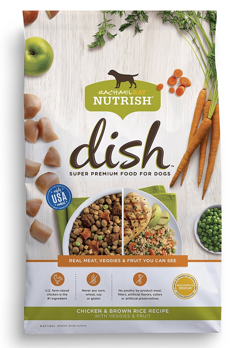 790020 11.5 Lbs Rachael Ray Nutrish Dish Super Premium Dog Food - Chicken & Brown Rice