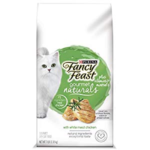 050288 7 Lbs Fancy Feast Gourmet White Meat Chicken Dry Cat Food - Pack Of 4