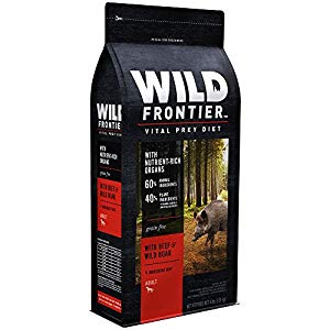 792244 4 Lbs Wild Frontier Vital Prey Dry Dog Food - Beef & Wild Boar, 4 Count