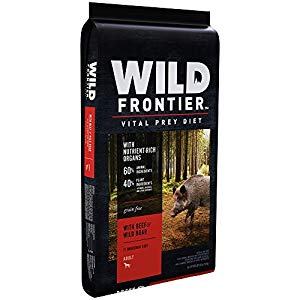 792243 24 Lbs Wild Frontier Vital Prey Dry Dog Food - Beef & Wild Boar