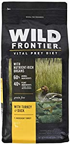 792251 4 Lbs Wild Frontier Vital Prey Dry Dog Food - Turkey & Duck, 4 Count