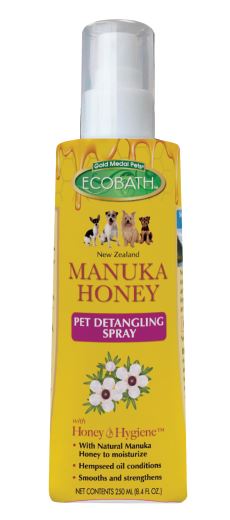 121323 8.4 Oz Cardinal Pet Manuka Honey Detangling Spray