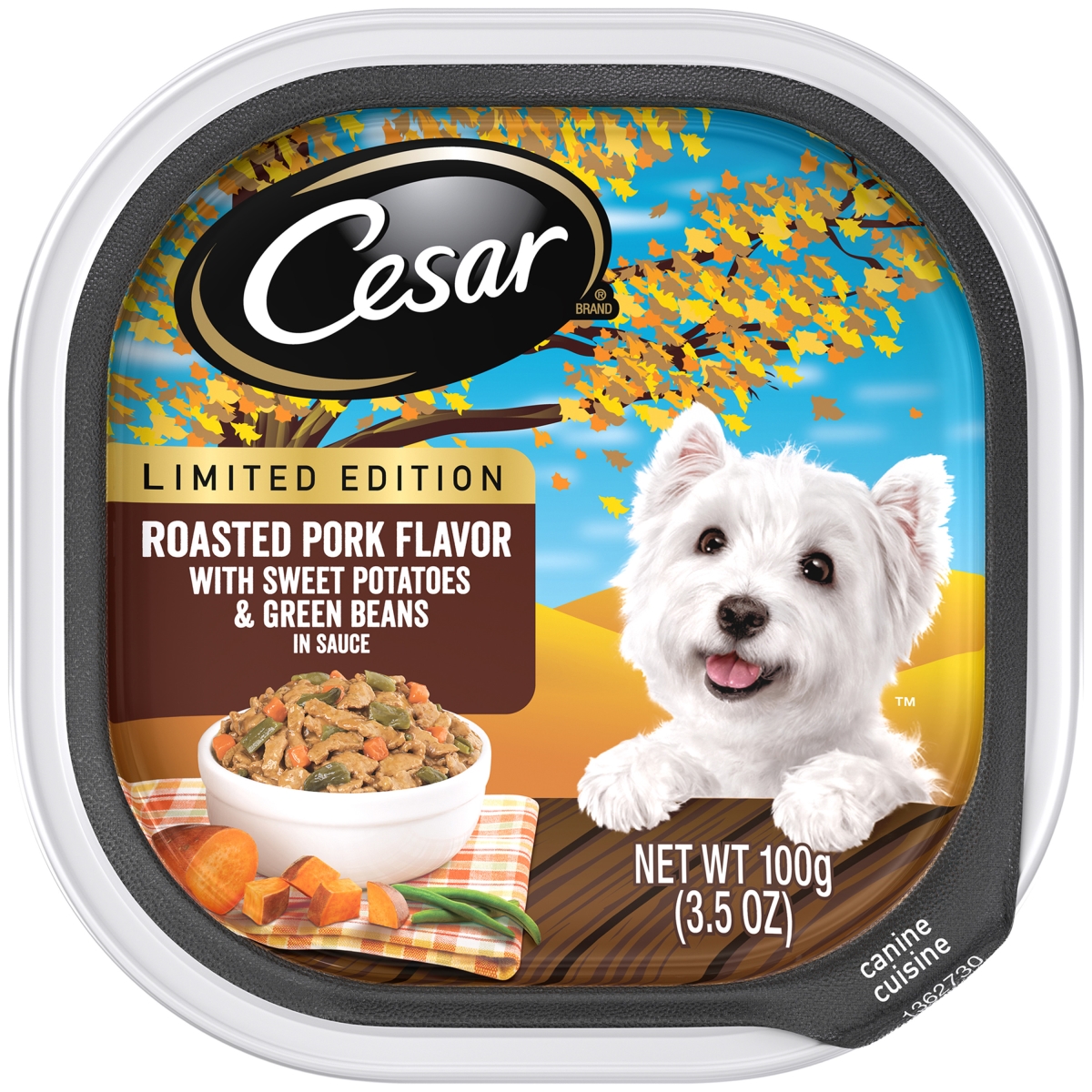 798692 3.5 Oz Ham Flavor With Diced Potatoes In Gravy Wet Dog Food Tray