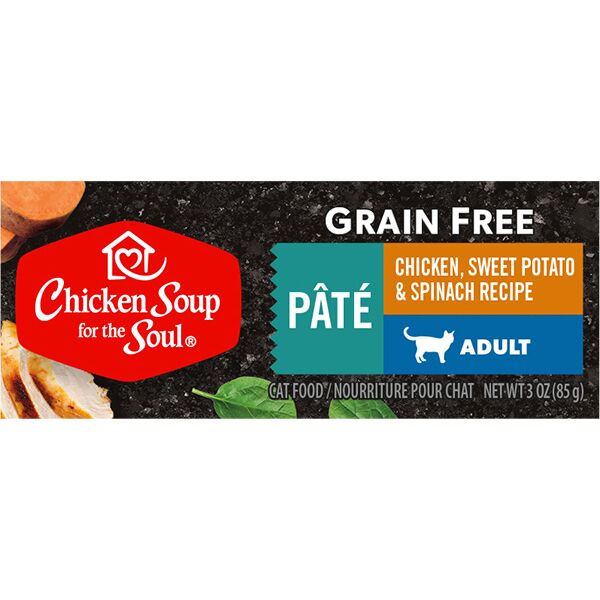 418520 3 Oz Chicken Pate With Sweet Potatoes & Spinach Cat Food