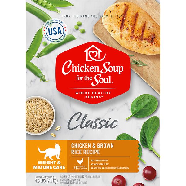 418435 No.4.5 Weight & Mature Care Chicken & Brown Rice Recipe Cat Food