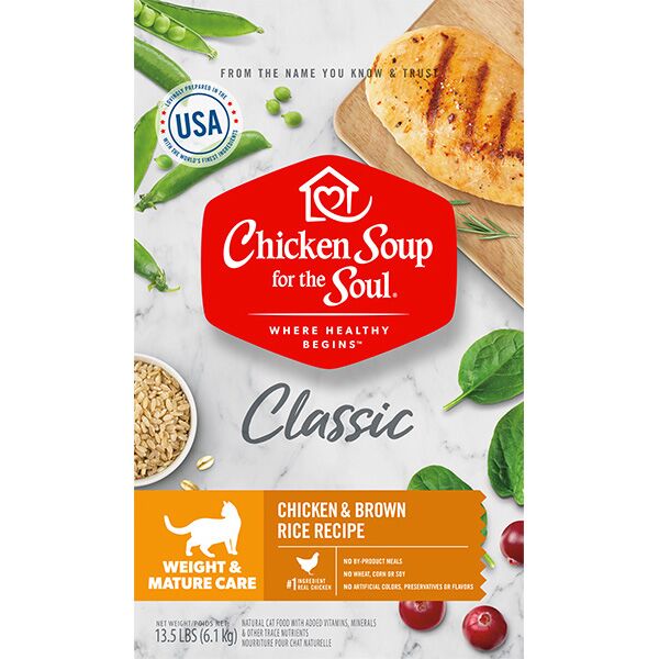 418436 No.13.5 Weight & Mature Care Chicken & Brown Rice Recipe Cat Food