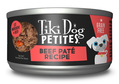 759270 3 Oz Petites Wet Beef Pate Can Dog Food