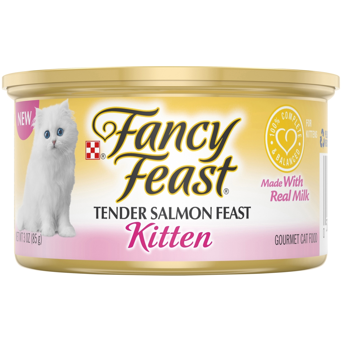 Purina 050360 3 Oz Fancy Feast Kitten Classic Pate Tender Salmon Feast, Case Of 24