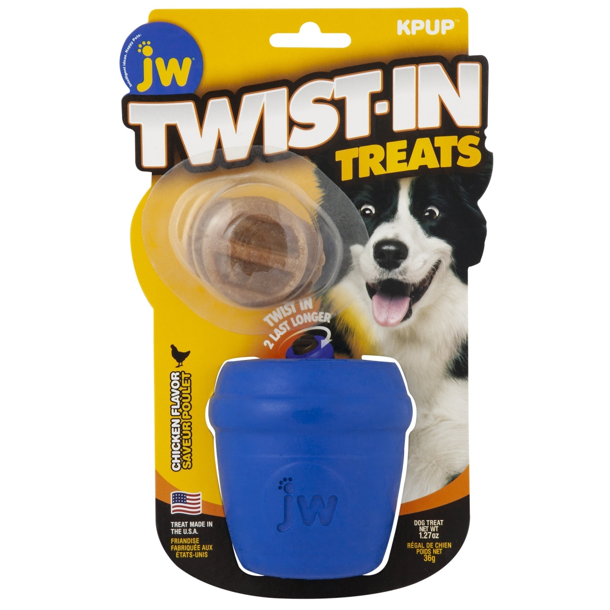 291207 Jw Twist In Treat Dog Toy Pack - Blue