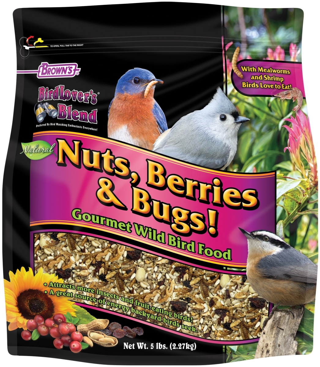 F.m. Browns Sons 423361 5 Lbs Bird Lovers Nut, Berry 7 Bug Blend