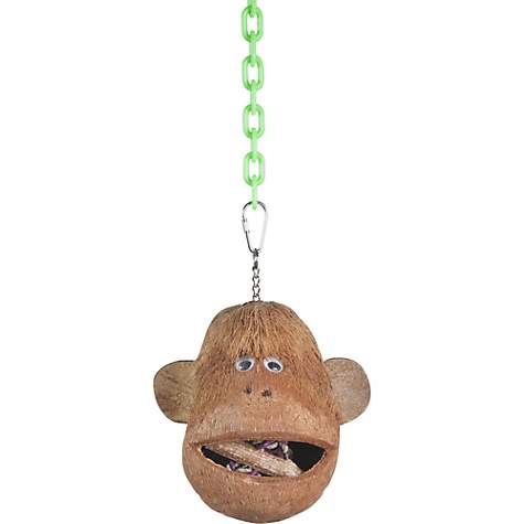 480432 Nature Coco Monkey Bird Toy, Brown - Small & Medium