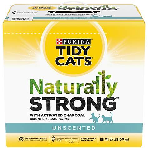 702126 35 Lbs Tidy Cat Nature Strong Scoop Litter