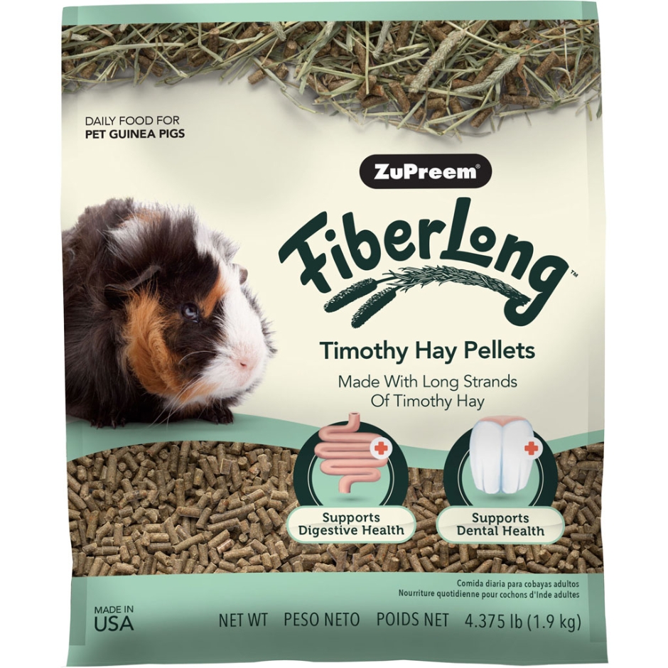 230018 4.37 Lbs Fiberlong Guinea Pig Food - Adult
