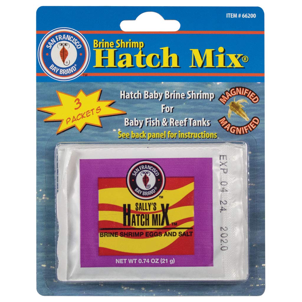 San Francisco Bay Brand 009013 Brine Shrimp Hatch Mix For Baby Fish - 3 Count