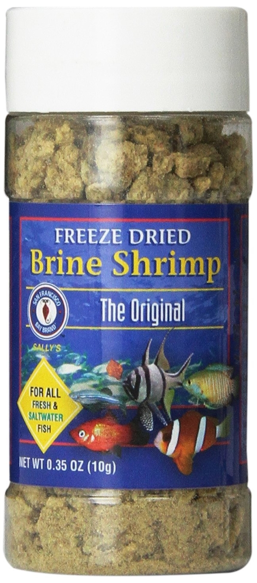 San Francisco Bay Brand 009014 10 G Freeze Dried Brine Shrimp For Fresh & Saltwater Fish