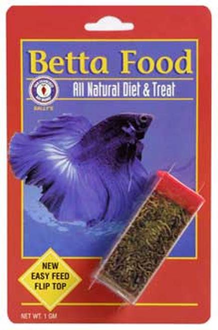 San Francisco Bay Brand 009025 Bloodworms Bay Betta Vial Food, 1 G