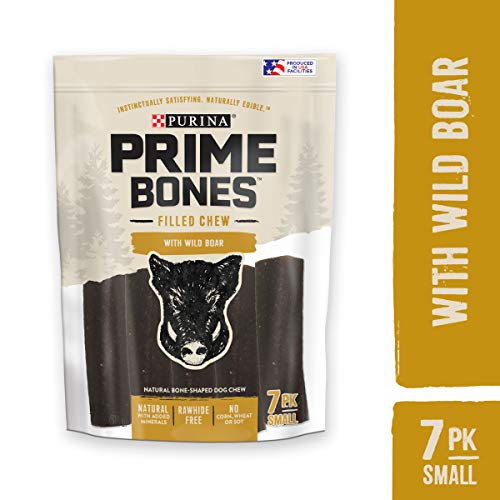 381700 11.2 Oz Prime Bones Boar Filled Chew, Small - Pack Of 6