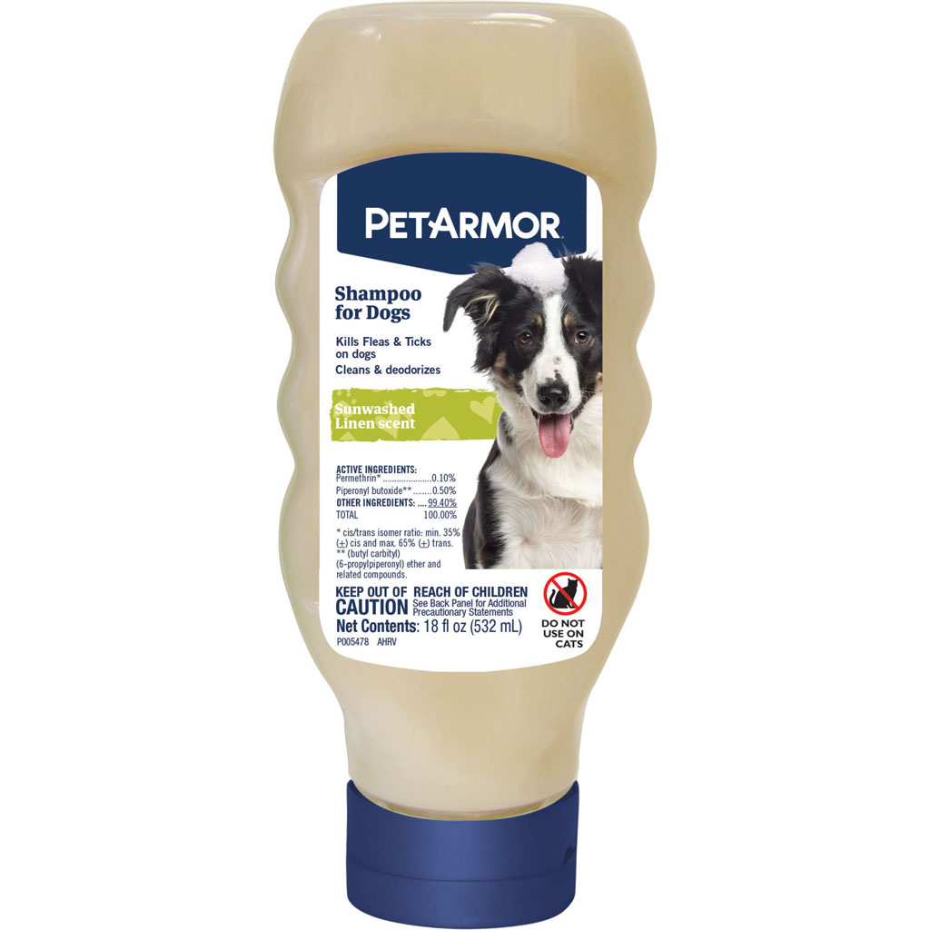 183094 18 Oz Petarmor Flea & Tick Shampoo Dog, Sunwashed Linen