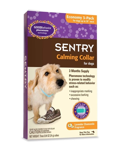 484174 Sentry Calming Collar Dog - Pack Of 3