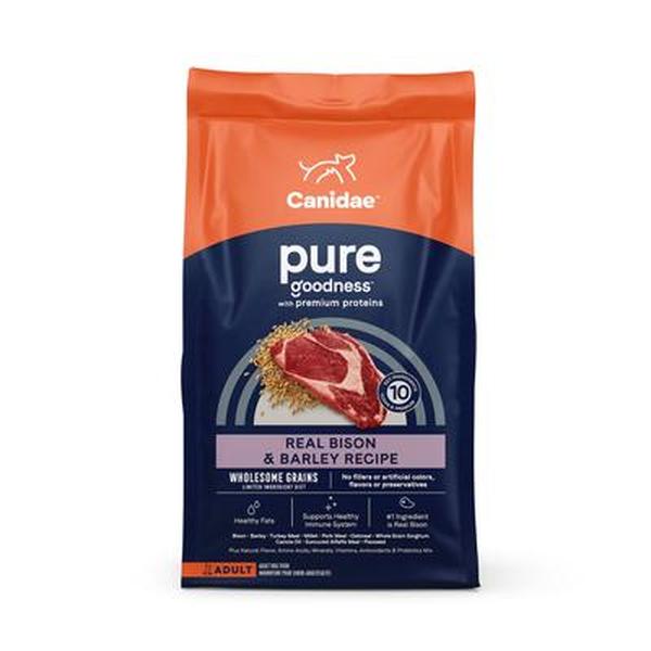 UPC 640461000081 product image for Canidae 404387 22 lbs Pure Real Bison & Barley Recipe Dry Dog Food | upcitemdb.com