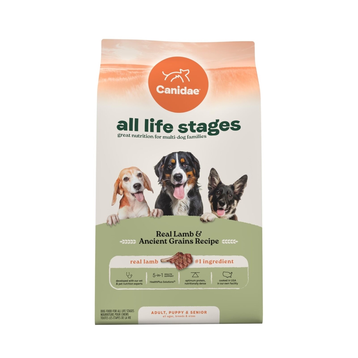 UPC 640461003129 product image for Canidae 103980 27 lbs All Life Stages Real Lamb & Ancient Grains Recipe Dry Dog  | upcitemdb.com