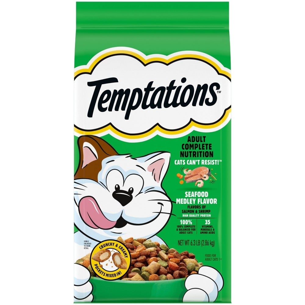 UPC 023100146287 product image for 103875 6.3 lbs Whiska Temptations Shrimp & Salmon Flavor Adult Dry Cat Food - 3  | upcitemdb.com