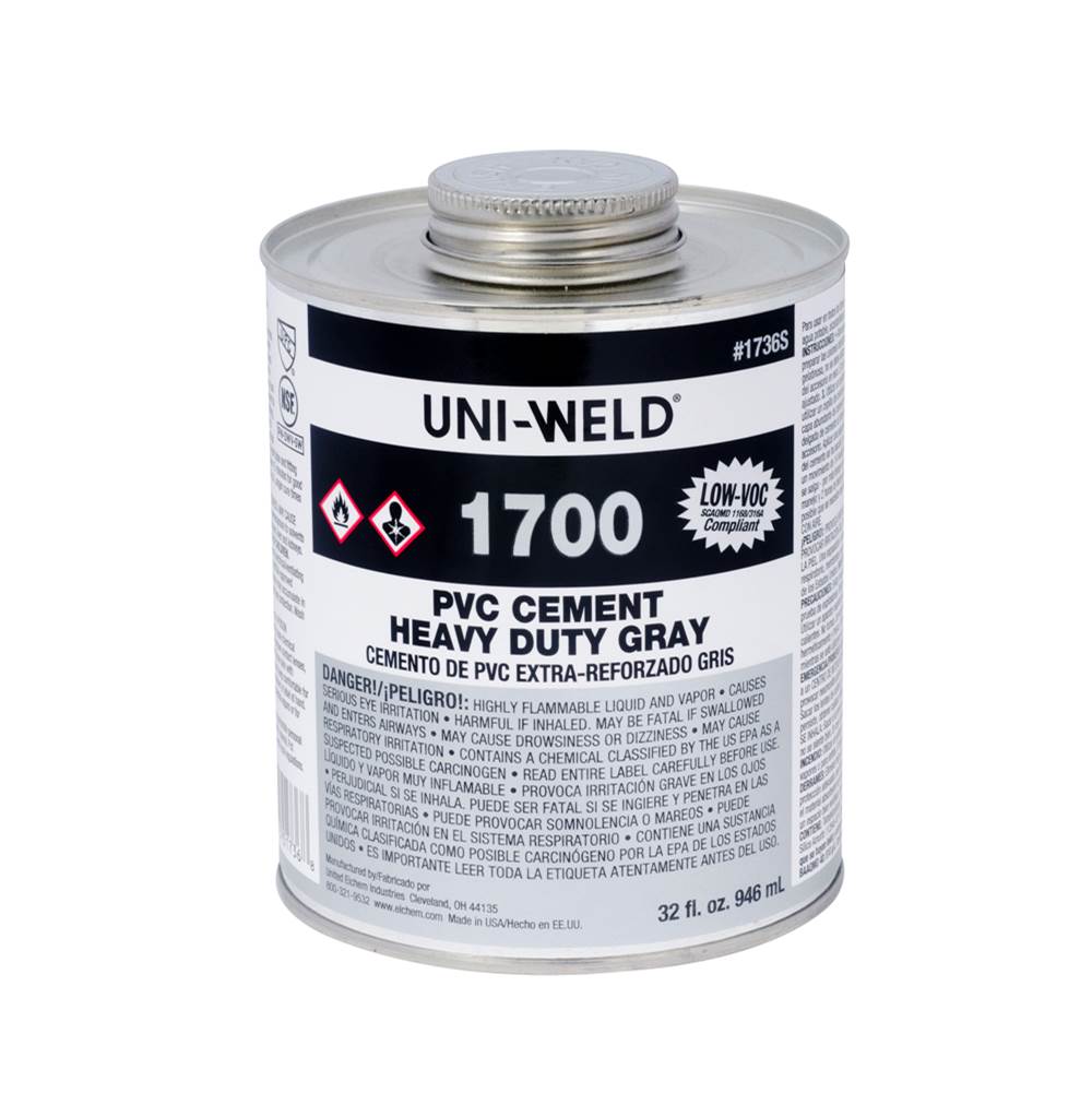 UPC 083675017368 product image for Oatey Supply Chain Services 1736S 1 gal Heavy Body PVC Cement Gray - Case of 12 | upcitemdb.com