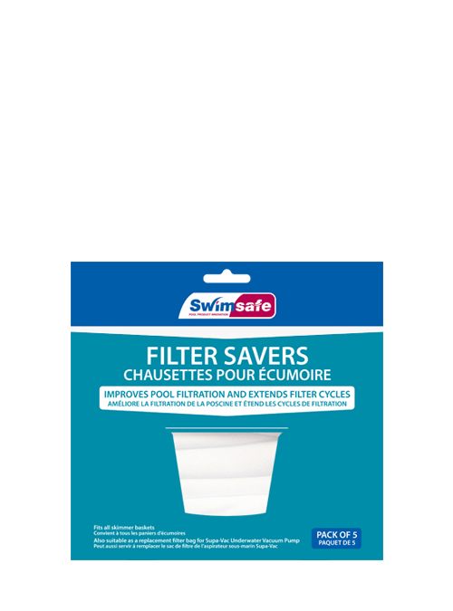 French & English Swimsafe Filter Savers - Pack Of 5