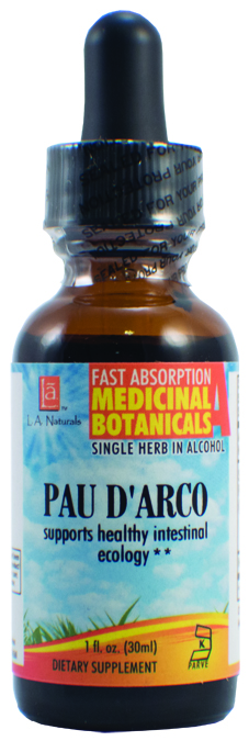 La Naturals 1134381 1 Oz Pau D Arco Imported For Supports Healthy Intestinal Ecology