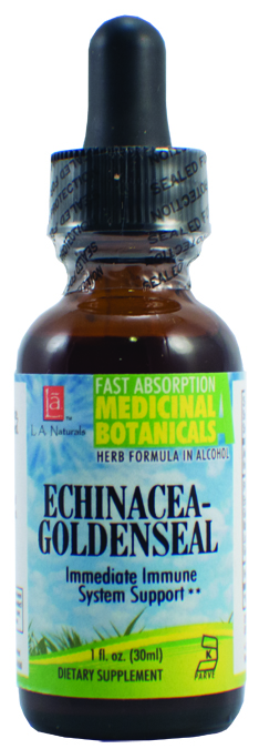 La Naturals 1134741 1 Oz Echinacea Goldenseal For Immediate Immune System Support
