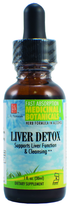 La Naturals 1134811 1 Oz Liver Detox For Supports Liver Function & Cleansing