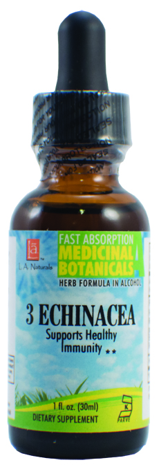 La Naturals 1134891 1 Oz 3 Echinacea Complex For Supports Healthy Immunity