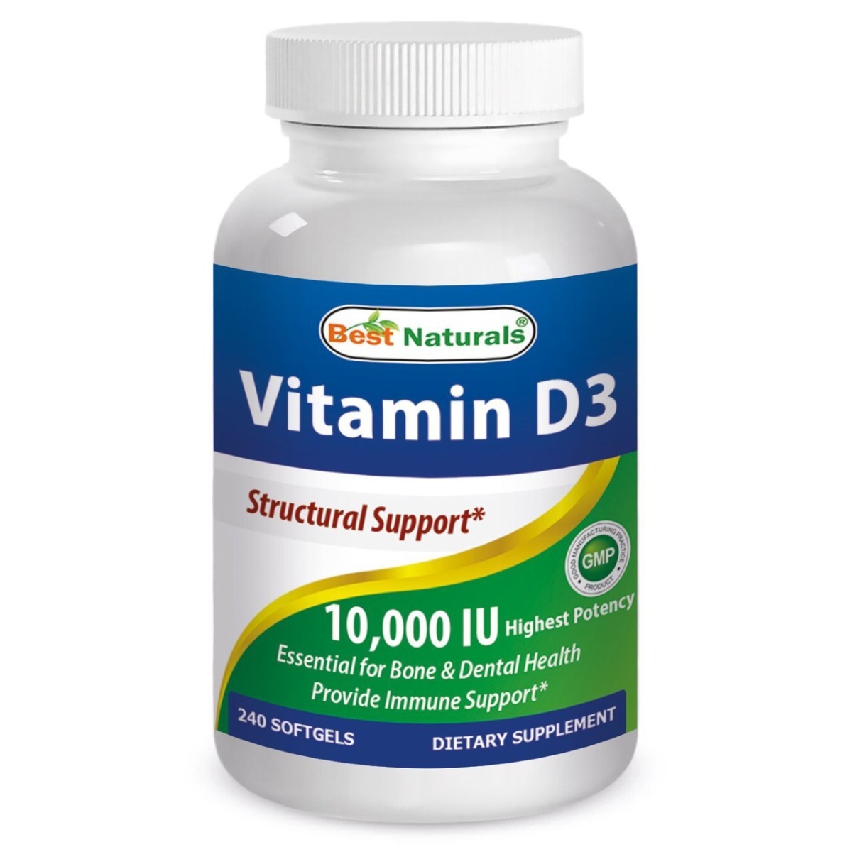614364 Vitamin D3 10000iu 240 Softgels