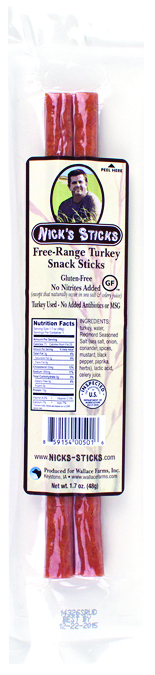657513c Free Range Turkey Snack Sticks Box Of 25