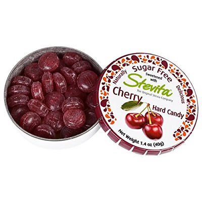 497504c 6-1.4 Oz Sugar Free Sweet Hard Candy Cherry - 6 Tins
