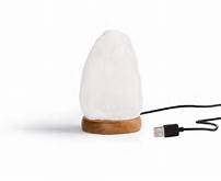 Linnea Brands 691054 Usb Salt Lamp - Natural White