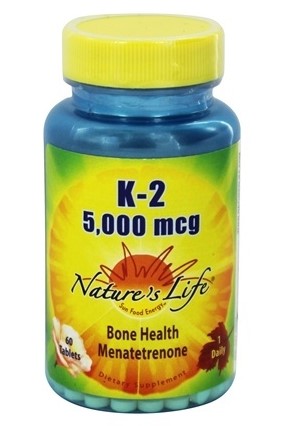 100711 Vitamin K-2 5000mg Menatetrenone 60 Tablets