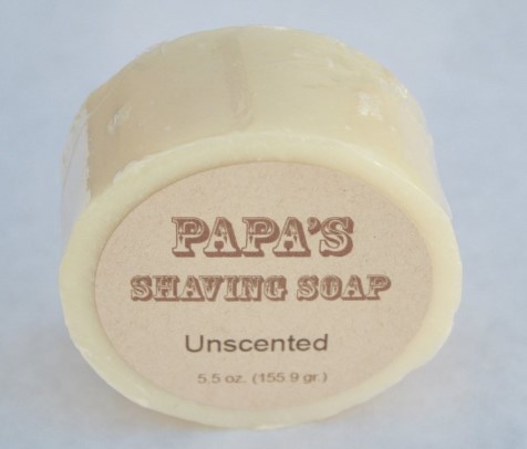 Grandmas Pure & Natural 622002 5.4oz Papas Shave Bar Unscented