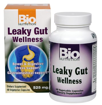 Bio Nutrition 515380 Leaky Gut Wellness - 60 Vegetarian Capsules