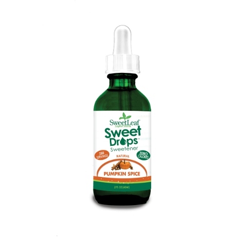 168718 2 Oz Stevia Clear Pumpkin Spice Sweetener - 12 Per Case