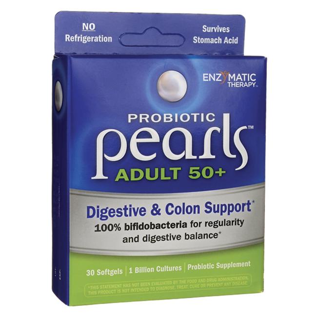 1535106 Probiotic Pearls Adult 50 Plus Softgel - 30 Softgels, 12 Per Case