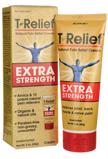 590281 3 Oz T Relief Extra Strength Pain Cream - 12 Per Case