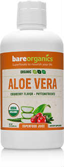 681923 32 Oz Organic Aloe Vera Juice Cranberry - 6 Per Case