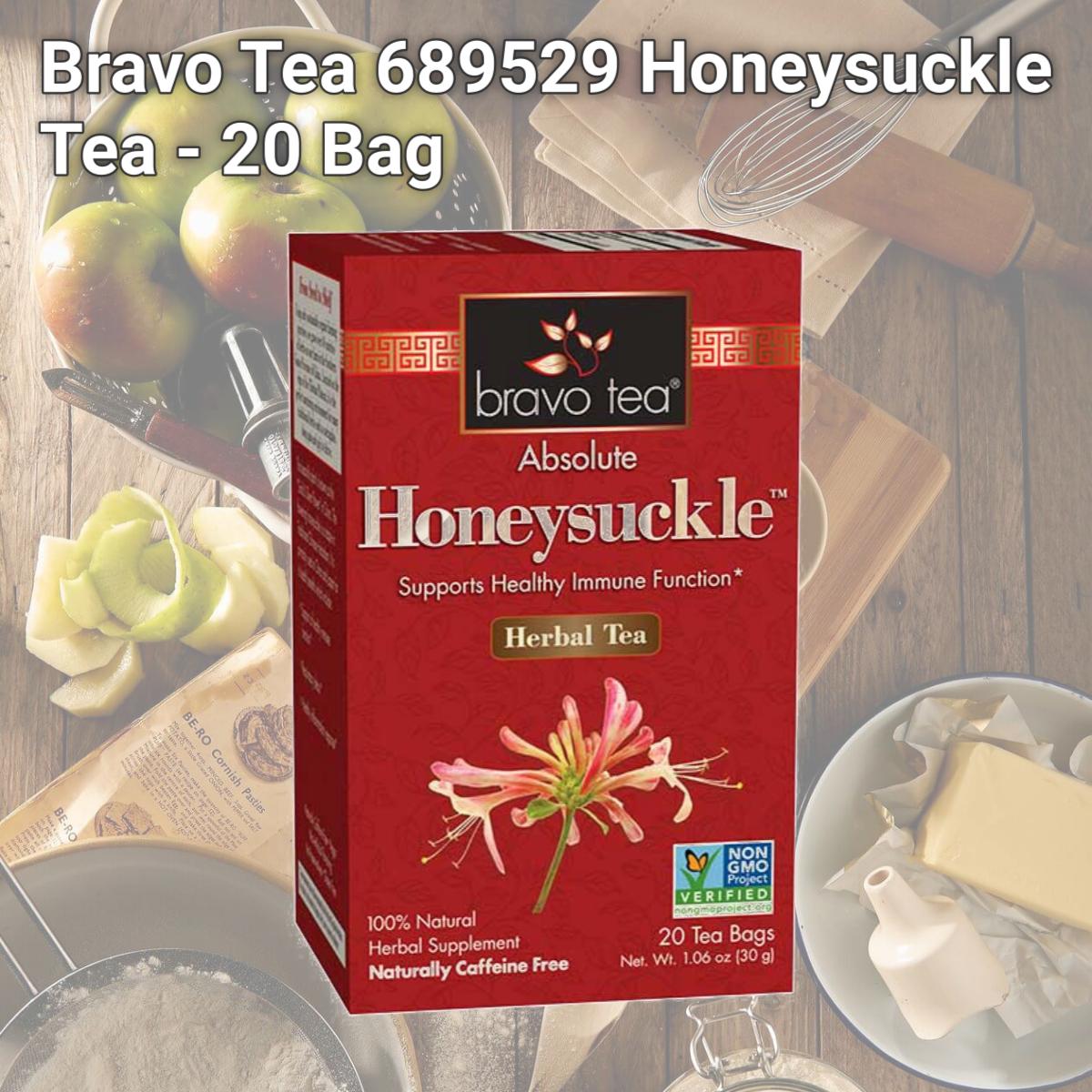 Picture of Bravo Tea 689529 Honeysuckle Tea - 20 Bag  