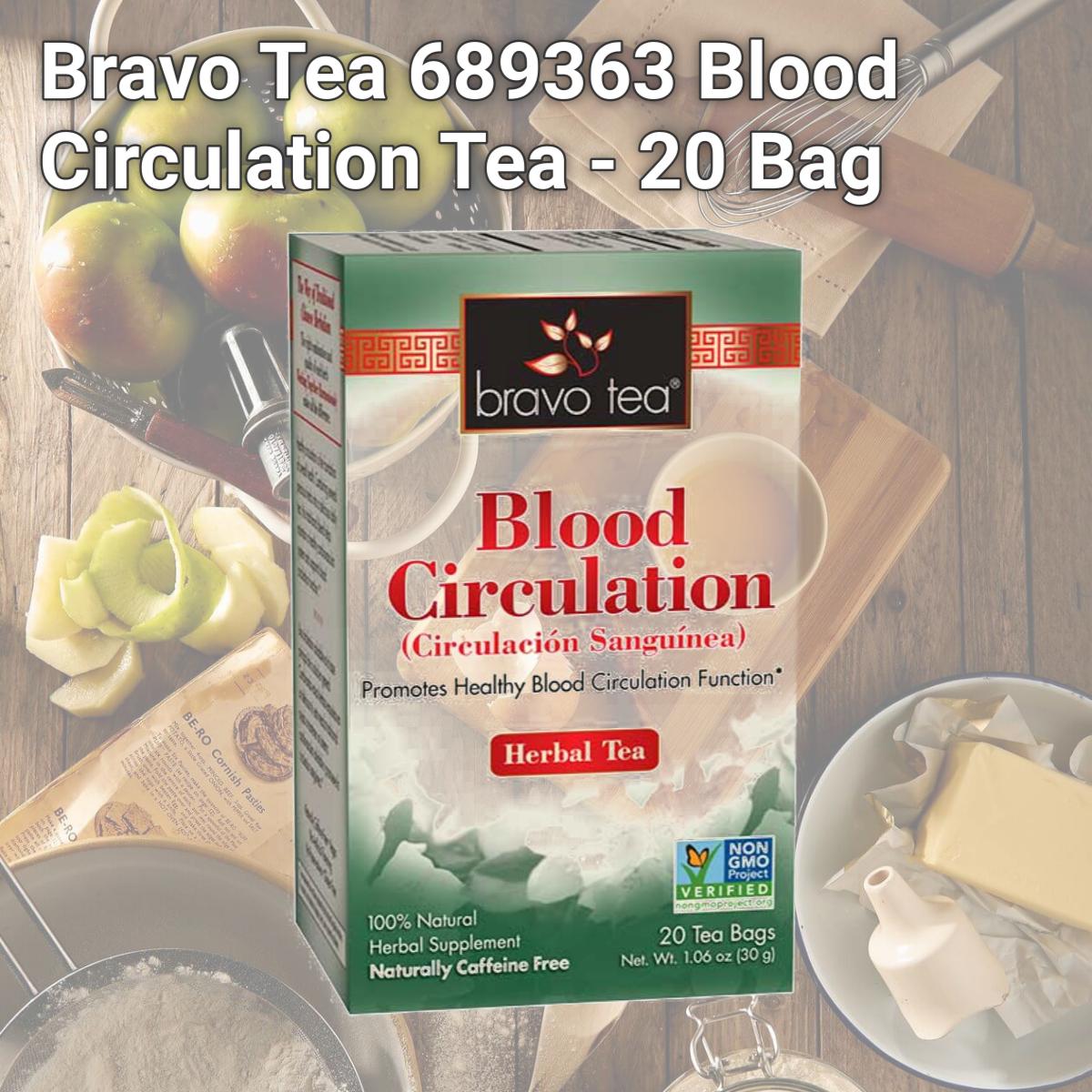 Picture of Bravo Tea 689363 Blood Circulation Tea - 20 Bag  